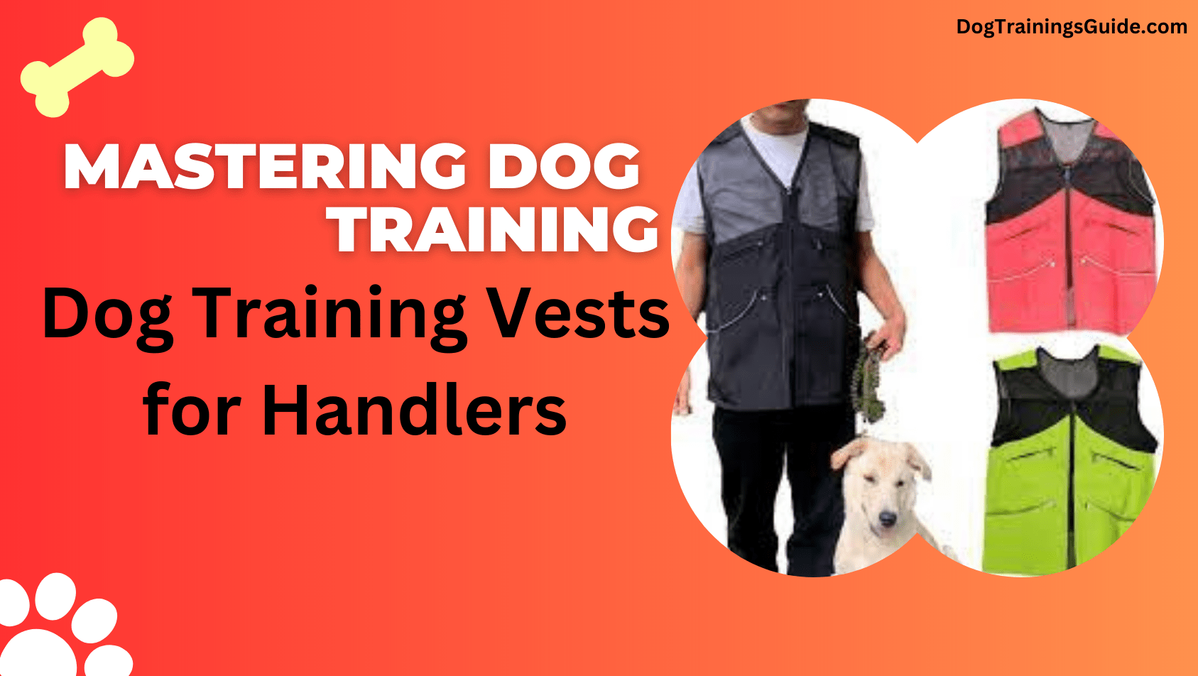 dog training vest for handlers - DogTrainingsGuide.com